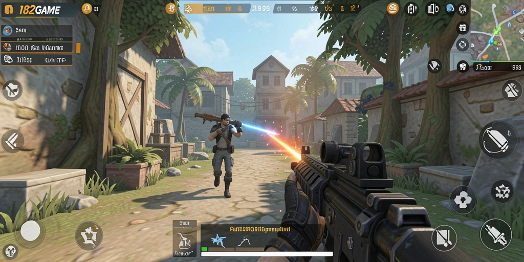 Tampilan gameplay seru dan mendebarkan dalam 182GAME.