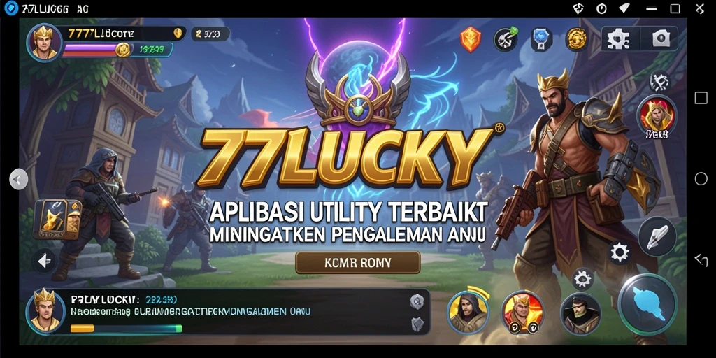 Tampilan antarmuka user-friendly dari 777LUCKY untuk productivity.