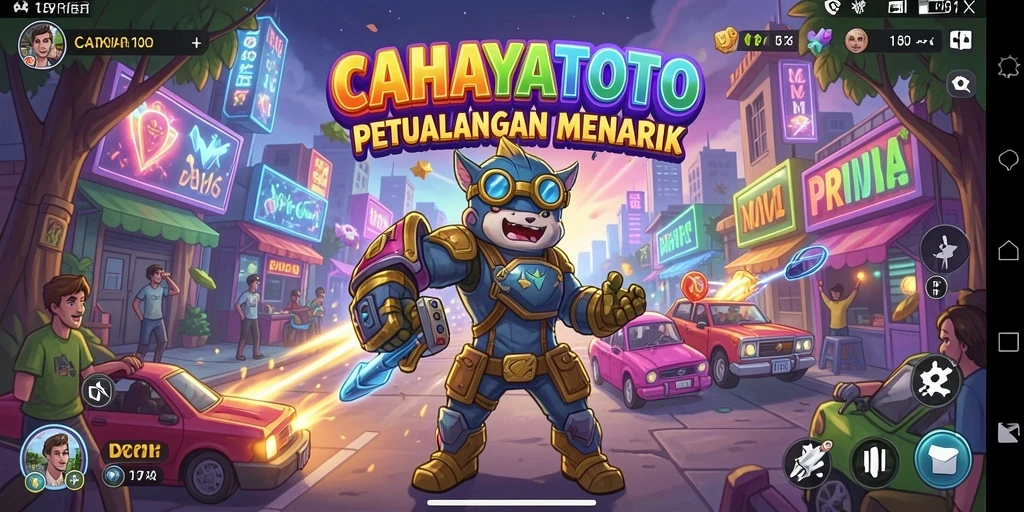 Screenshot gameplay CAHAYATOTO yang penuh aksi dan tantangan.