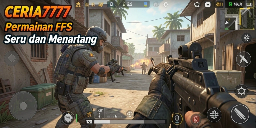 Tampilkan aksi mendebarkan dalam gameplay FPS CERIA777.