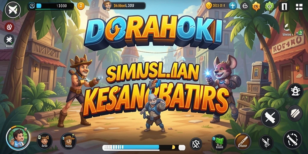 Tangkapan layar DORAHOKI yang menunjukkan gameplay yang menarik dan penuh tantangan.