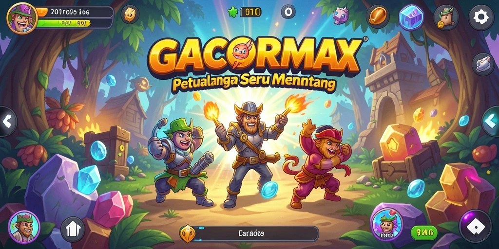 Tangkapan layar gameplay GACORMAX yang penuh aksi.