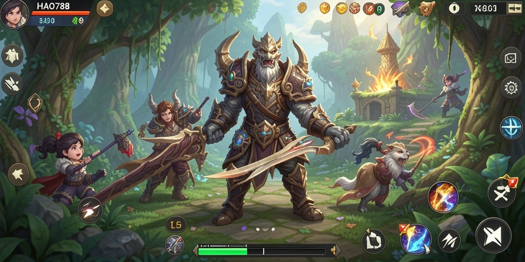 Tampilan gameplay menakjubkan dan mendalam dari HAO788.