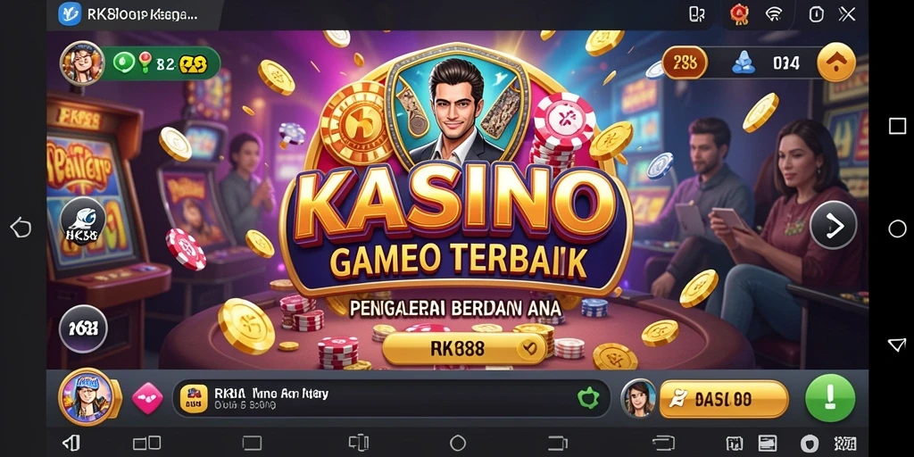 Screenshot gameplay RK88 menampilkan aksi kasino yang menarik.